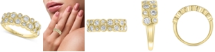 EFFY Collection EFFY&reg; Diamond Bezel Cluster Ring (3/4 ct. t.w.) in 14k Gold
